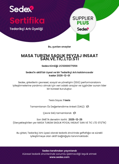 Sedex Tedarikçi Artı Üyeliği