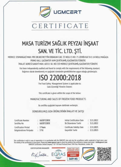 ISO 22000-2018:2022 