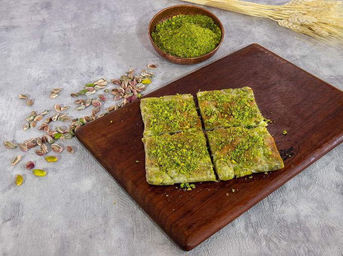 Handmade Katmer with Pistachio